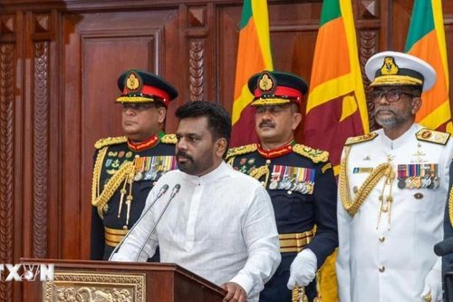 Tổng thống Sri Lanka cam kết sẽ nỗ lực tái thiết nền kinh tế đất nước