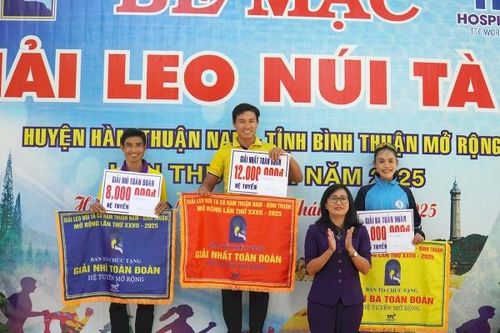Đồng Nai đạt hạng nhì toàn đoàn và giải nhì cá nhân Hội thi leo núi Tà Cú mở rộng năm 2025