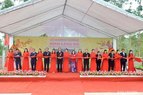 Chi Lăng: Khánh thành Đình Làng Mỏ, thị trấn Đồng Mỏ