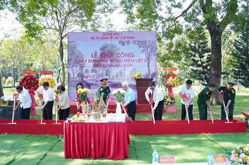 Thành phố Hồ Chí Minh: Khởi công xây dựng Bia tưởng niệm liệt sỹ Biệt động Sài Gòn - Gia Định