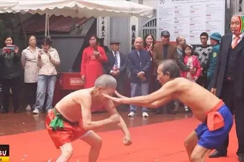 Lễ hội vật Mai Động tôn vinh tinh thần thượng võ