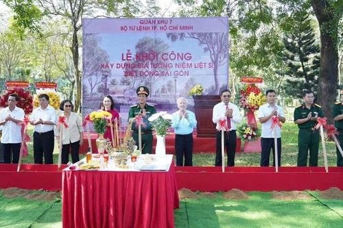 Khởi công xây dựng Bia tưởng niệm Liệt sĩ Biệt động Sài Gòn