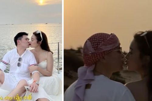 Đỗ Mỹ Linh khoe ảnh 'khóa môi' ông xã nhân ngày đặc biệt