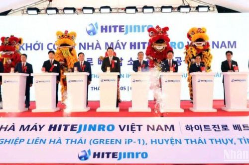 Xây dựng nhà máy sản xuất rượu Soju vốn đầu tư 100 triệu USD tại Thái Bình