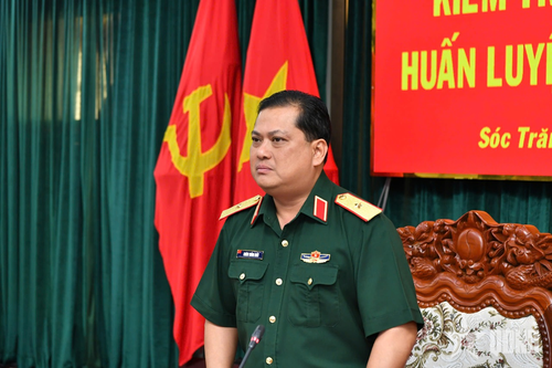Quân khu 9: Kiểm tra công tác chuẩn bị huấn luyện năm 2025 tại tỉnh Sóc Trăng