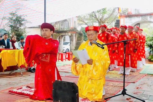 Trang trọng lễ tế Đức Thánh tổ nghề rèn