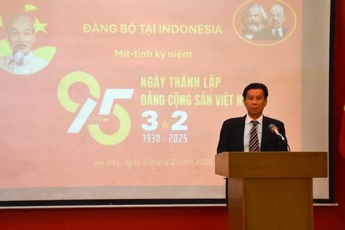 Đại sứ quán Việt Nam tại Indonesia trang trọng tổ chức Lễ kỷ niệm 95 năm ngày thành lập Đảng