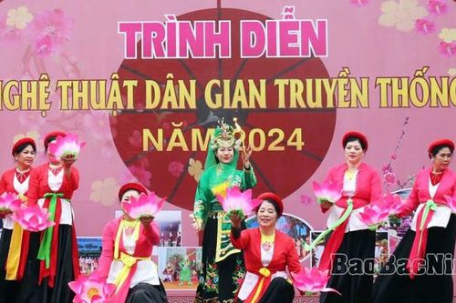 Bắc Ninh: Tổ chức trình diễn dân gian truyền thống tại 7 điểm du lịch phục vụ nhân dân và du khách