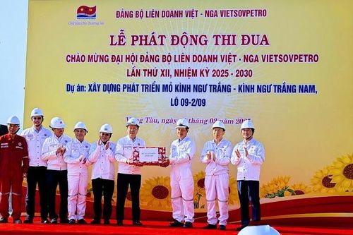 Vietsovpetro phát động thi đua hoàn thành vượt tiến độ dự án Kình Ngư Trắng – Kình Ngư Trắng Nam