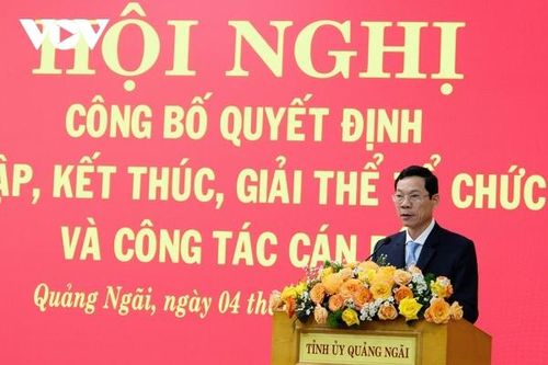 Tin nhân sự 4/2: Nhiều địa phương sắp xếp các ban Đảng