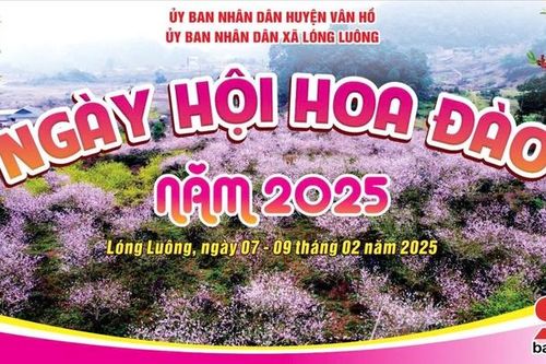 Ngày hội Hoa đào xã Lóng Luông năm 2025 sẽ diễn ra từ ngày 7 – 9/2
