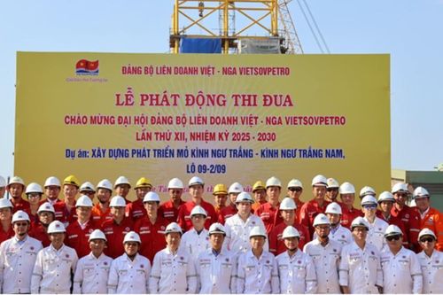 Vietsovpetro: Phát động thi đua hoàn thành vượt tiến độ dự án Kình Ngư Trắng – Kình Ngư Trắng Nam