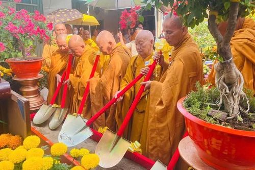 An Giang: Lễ đặt đá đại trùng tu chùa Pháp Hoa