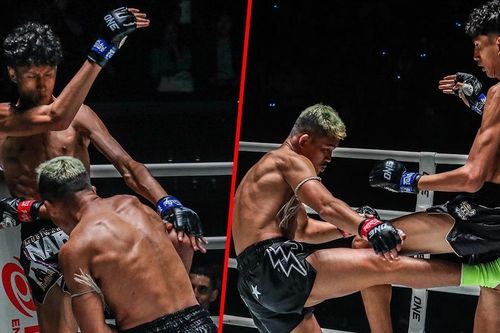 Xem 'Thần cước' Muay Thái đấm gục nhà vô địch thế giới cao gần 2 mét