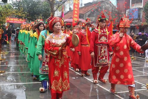 Quận Hai Bà Trưng: Lễ hội truyền thống tôn kính Đức vua cờ Đế Thích