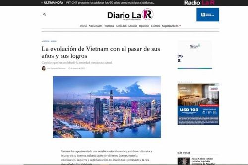 Báo Uruguay nêu bật sự đa dạng và sáng tạo của văn hóa Việt Nam