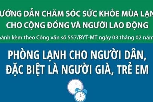 Các vấn đề sức khỏe và cách chăm sóc người dân trong mùa lạnh