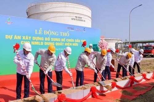 BSR tổ chức Lễ động thổ gói thầu EPC xây dựng bổ sung bể chứa dầu thô cho NMLD Dung Quất hiện hữu