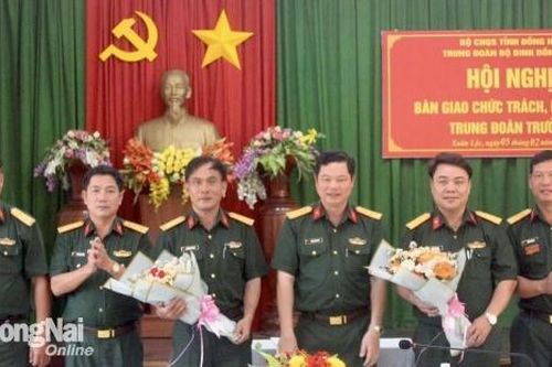Trung tá Nguyễn Đức Tính giữ chức Trung đoàn trưởng Trung đoàn Đồng Nai