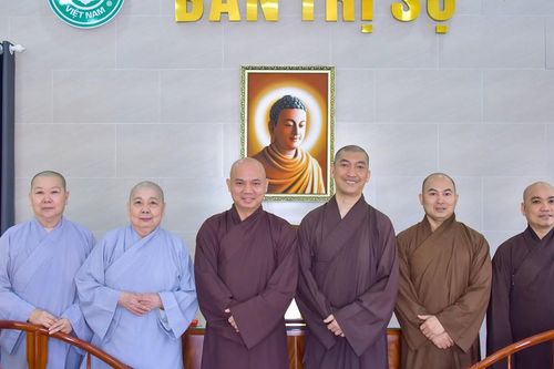 Ban Trị sự GHPGVN Q.7 họp mặt đầu Xuân Ất Tỵ, thảo luận kế hoạch Phật sự tại địa phương