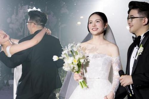 Đám cưới của Hoa hậu Kỳ Duyên và chồng kín tiếng: Cô dâu khoe visual 'đỉnh chóp', không gian tiệc đẹp như mơ