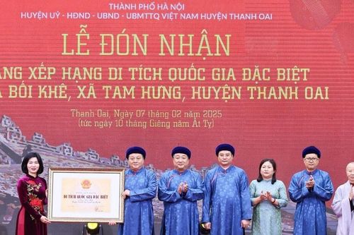 Chùa Bối Khê, Thanh Oai đón nhận Bằng xếp hạng Di tích Quốc gia đặc biệt