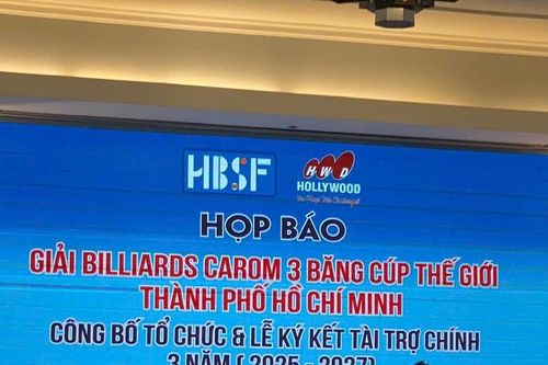 TPHCM: Khởi động giải Billiards Carom 3 băng cúp thế giới