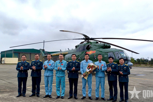 Trung đoàn 916 tổ chức thành công ban bay đầu Xuân