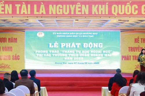 Trường học Hà Nội sôi nổi hưởng ứng phong trào tự học ngoại ngữ