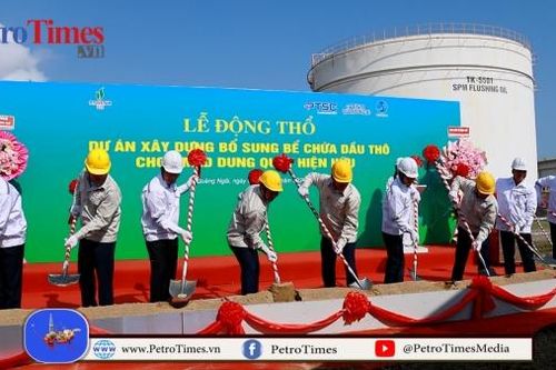 BSR tổ chức Lễ động thổ gói thầu EPC xây dựng bổ sung bể chứa dầu thô cho NMLD Dung Quất hiện hữu