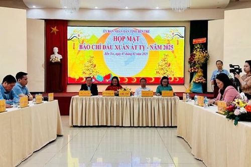 UBND tỉnh Bến Tre tổ chức họp mặt Báo chí đầu Xuân Ất Tỵ năm 2025
