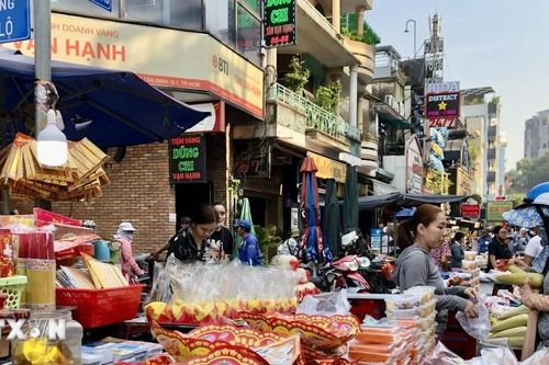 Thành phố Hồ Chí Minh: Sức mua chợ truyền thống tăng nhẹ ngày vía Thần Tài