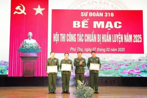 Quân khu 2: Sư đoàn 316 chuẩn bị huấn luyện năm 2025