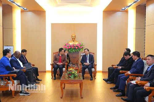 Lãnh đạo UBND tỉnh tiếp đoàn công tác của Tổ chức FAO
