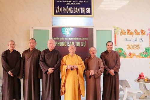 Trà Vinh: Ban Trị sự GHPGVN tỉnh họp mặt đầu năm Ất Tỵ, triển khai các kế hoạch Phật sự