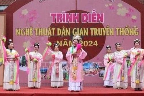 Bắc Ninh tổ chức 22 buổi trình diễn nghệ thuật dân gian
