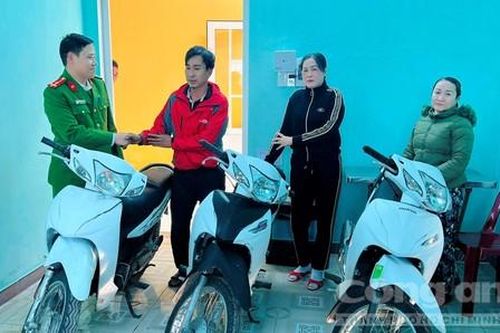 Bắt băng nhóm thực hiện 10 vụ trộm cắp xe máy chỉ trong thời gian ngắn