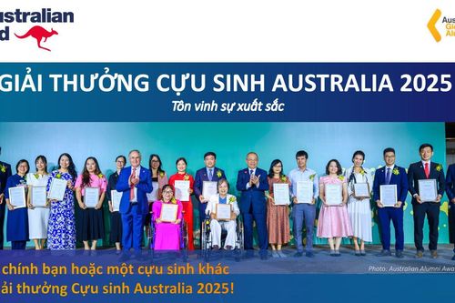 Giải thưởng cựu sinh Australia 2025 nhận đề cử