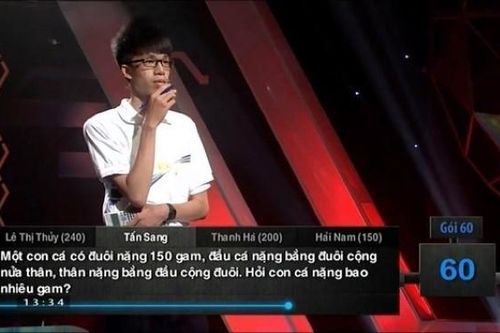 Cả bốn thí sinh Đường lên đỉnh Olympia đều chịu thua bài toán lớp 5