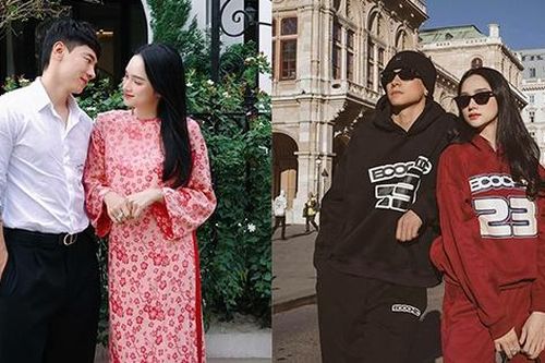 Hoa hậu chuyển giới Hương Giang và bạn trai kém tuổi tình tứ bên nhau