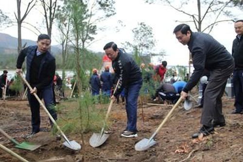 Phó Thủ tướng Trần Hồng Hà tham gia 'Tết trồng cây đời đời nhớ ơn Bác Hồ' tại Quảng Ninh