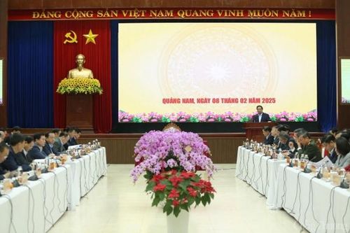 Thủ tướng Phạm Minh Chính làm việc với Tỉnh ủy Quảng Nam