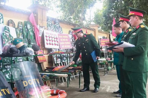 Ban Chỉ huy Quân sự huyện Bát Xát tổ chức hội thi công tác chuẩn bị huấn luyện năm 2025