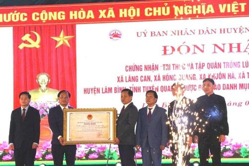 Tuyên Quang: Tập quán trồng lúa nước của người Tày là Di sản văn hóa phi vật thể quốc gia