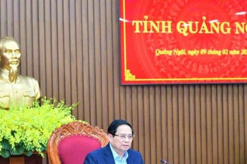 Thủ tướng Phạm Minh Chính: Quảng Ngãi cần tiếp tục phát huy tinh thần tự lực, tự cường