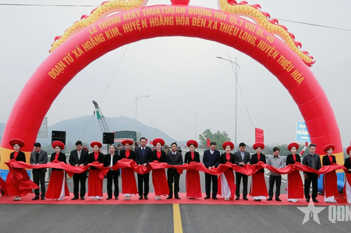 Thanh Hóa: Thông xe kỹ thuật dự án đường Vạn Thiện đi Bến En và đường nối Quốc lộ 1 với Quốc lộ 45