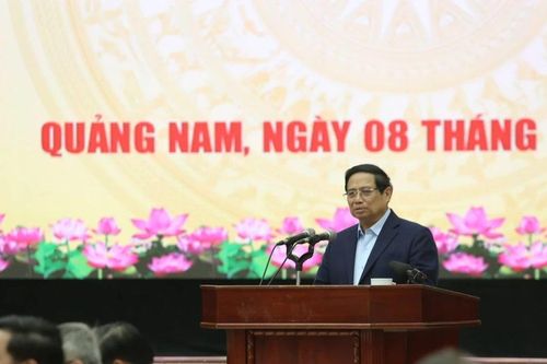 Thủ tướng Phạm Minh Chính: Quảng Nam phải đạt mục tiêu tăng trưởng hai con số