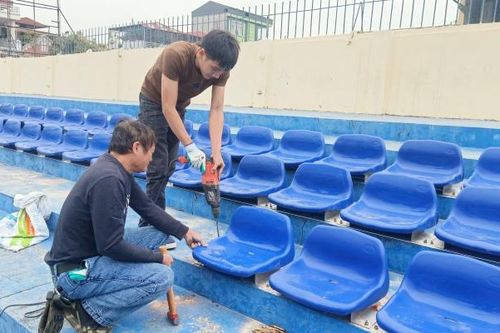 Sân vận động tỉnh Thanh Hóa 'thay áo mới'