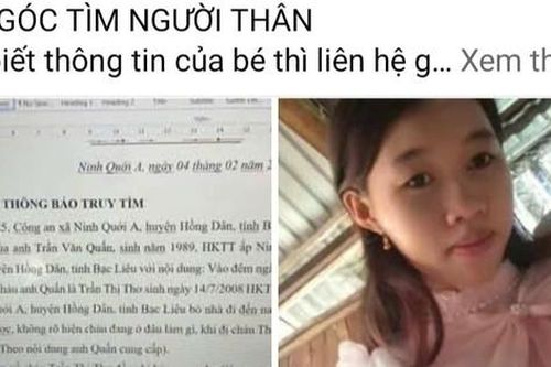 Nữ sinh ở Bạc Liêu 'mất tích' bí ẩn sau kỳ nghỉ Tết