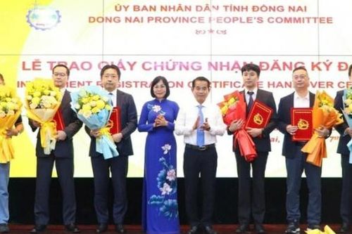 Hơn 10 dự án nghìn tỷ ở Đồng Nai được trao giấy chứng nhận
